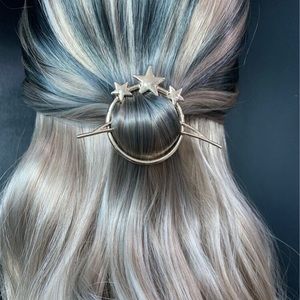 Gold Stars Hairpin